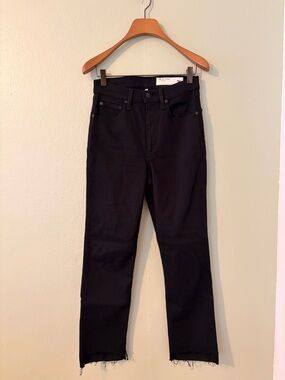 rag & bone Black Straight-Leg Wren Jeans